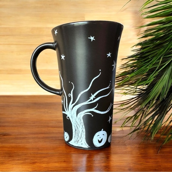 RARE 2007 Starbucks Trick or Treat Halloween Mug – 14oz - Black & White - Picture 4 of 9